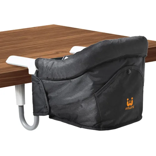 MTWML Silla de bebé portátil para mesa, Silla alta de enganchar que se fija a la mesa, Asiento de mostrador con ahorro de espacio para bebé, Asiento
