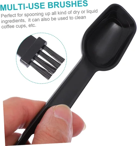 Miniatura 4 de ULTECHNOVO 12 piezas cuchara medidora cepillo cuchara café cuchara cuchara pp material de grado alimenticio