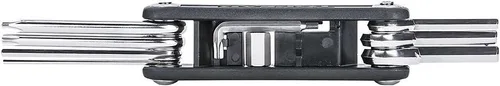 Miniatura 3 de Topeak X-Tool+ Multiherramienta plegable para bicicleta de 11 funciones, kit de reparación de bicicletas portátil compacto con llaves Allen, Torx