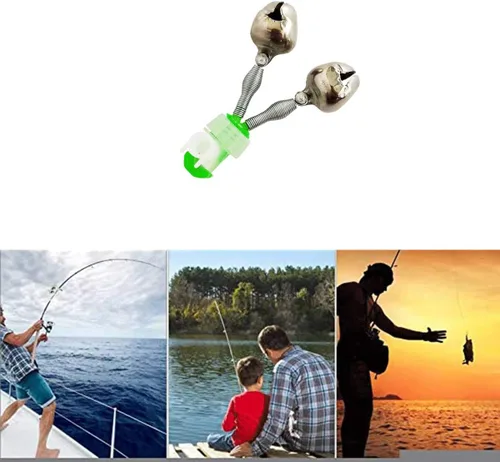 Miniatura 6 de Campanas de pesca 20 piezas clip espiral campanas de pescado alarma de mordedura de pesca