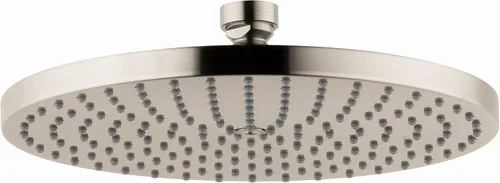 hansgrohe hansgrohe Starck 28494821 - Cabezal de ducha de 9 pulgadas con infusión de aire RainAir moderna de lujo con potencia de aire con limpieza