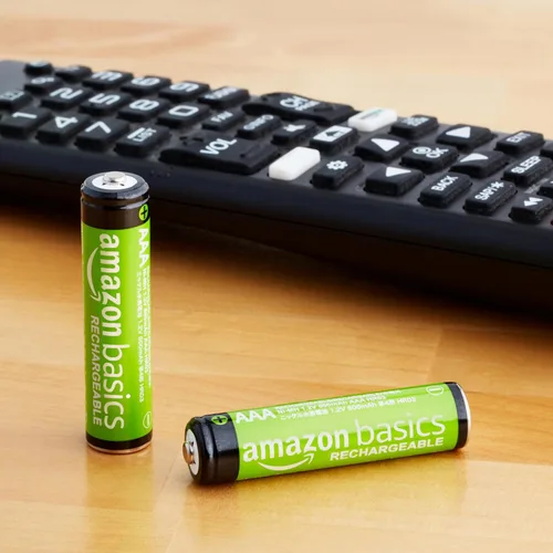 Miniatura 3 de Amazon Basics Paquete de 24 baterías recargables AAA NiMH Performance, 800 mAh, recarga hasta 1000 veces y precargadas