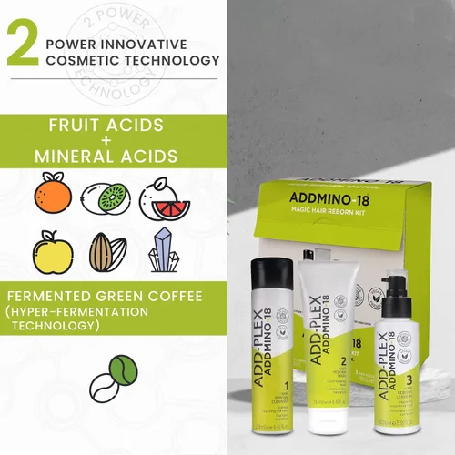 Miniatura 6 de Kit Hair Reborn - Juego de champú, máscara y acondicionador sin enjuague para todo tipo de cabello