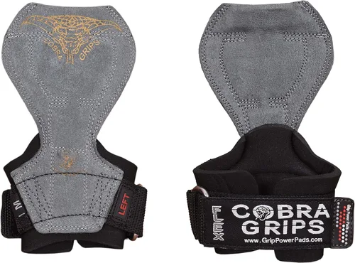 Miniatura 11 de Cobra Grips Flex Model Weight Lifting Gloves Heavy Duty Straps Alternative Power Lifting Hooks for Deadlifts with Padded Wrist Wrap Support