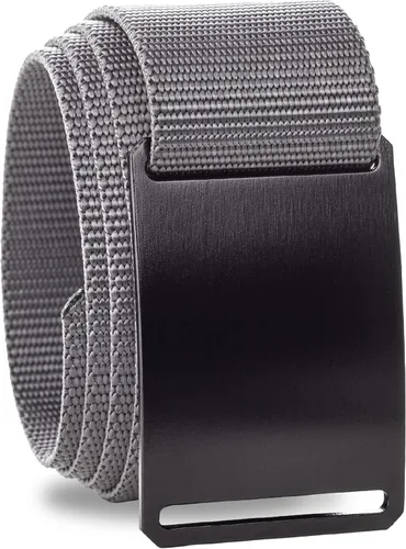 GRIP6 Cinturón táctico – Sin agujero, cinturones de nailon para hombres y mujeres – Fabricado en los Estados Unidos (Ninja)
