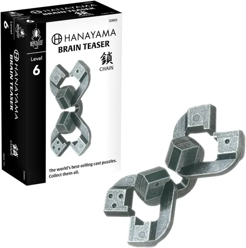 Rompecabezas de metal fundido para el cerebro Equa Hanayama (nivel 6)