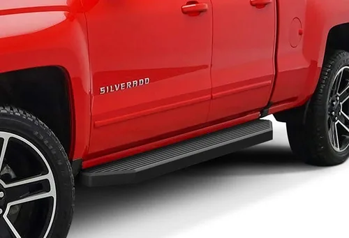Miniatura 19 de APS Estribos de Acero Inoxidable 304 (Plata Pulida 6 pulgadas) Barras Nerf Compatibles con Chevy Silverado GMC Sierra 1500 2007-2018 y 2500 HD 3500