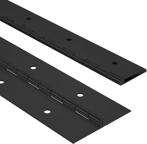 Miniatura 10 de 2 piezas de bisagra de piano de acero inoxidable de 2" x 18", bisagra de piano resistente de 0.060" / 1/16” de espesor con agujeros, bisagras
