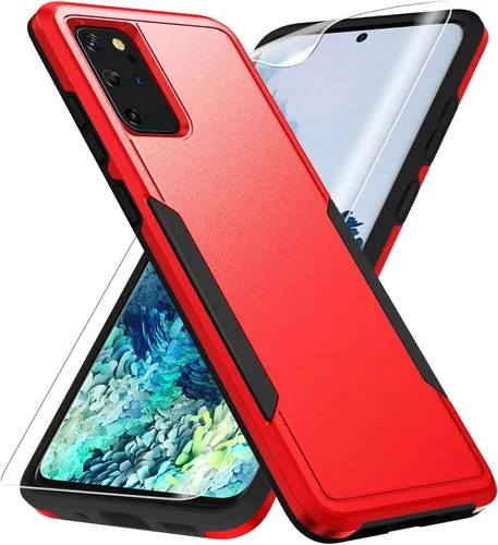 Miniatura 7 de Funda para Galaxy S20 Plus, con protector de pantalla HD [prueba de caídas de grado militar] Funda protectora resistente a prueba de golpes