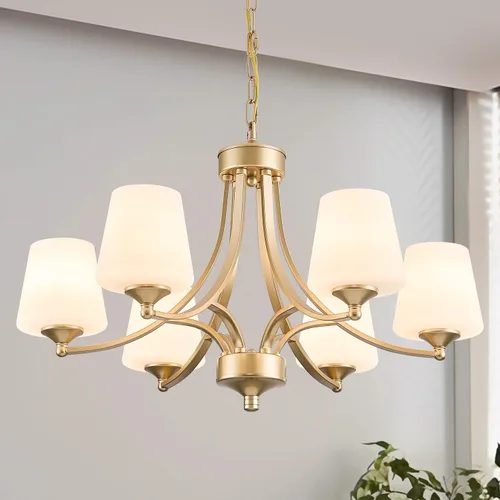 Miniatura 12 de Lámpara de comedor de níquel cepillado, moderna lámpara plateada con vidrio esmerilado, 3 luces de metal para isla de cocina, lámparas colgantes E26
