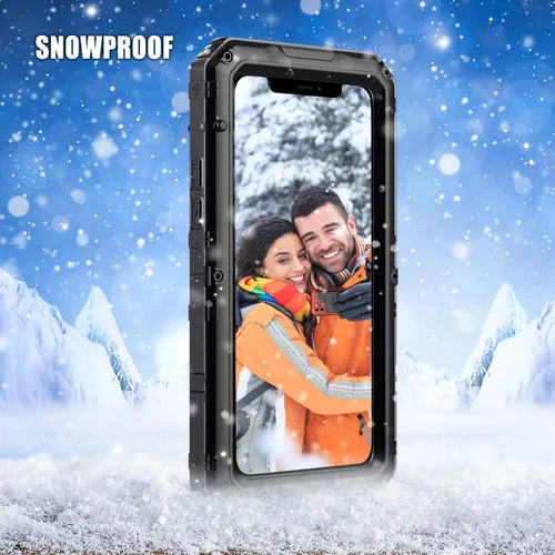 Miniatura 9 de Mitywah Funda impermeable para iPhone 11 Pro, resistente grado militar, a prueba de golpes, protección de pantalla integrada, resistente y gruesa