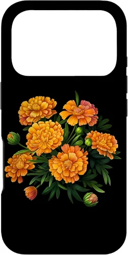 Miniatura 29 de Vintage Marigold Inspired Flower Case for iPhone 12 Pro Max