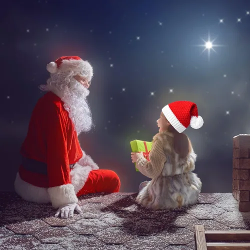Miniatura 4 de Gorro de Papá Noel para niños y niñas