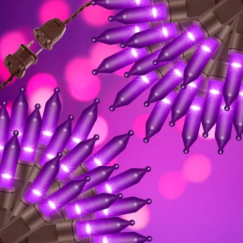 Miniatura 12 de Juego de 150 luces amarillas extra brillantes con conectores finales, luces decorativas de Navidad de 31.9 ft con certificación UL, juego de mini
