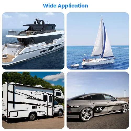 Miniatura 7 de Panel de interruptores marinos, Haoguo Panel eléctrico de barco de 6 Gang con disyuntor, IP67 impermeable, aplicable a barcos, yates, barcos