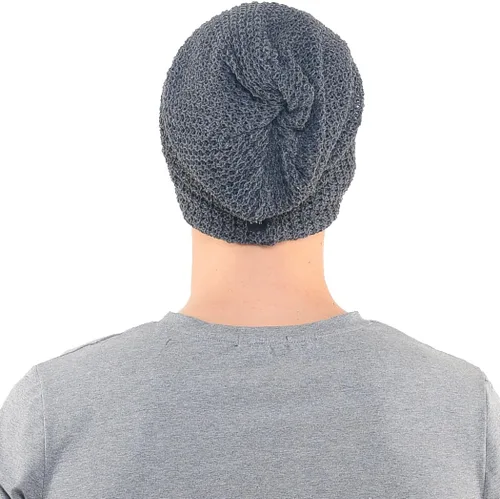 Miniatura 37 de FORBUSITE Gorro de punto largo holgado para hombre para verano e invierno, de gran