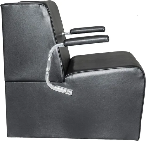 Miniatura 5 de Chromium PureSana - Silla secadora de pelo con plataforma de vinilo, color negro