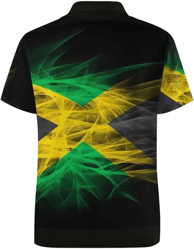 Miniatura 5 de BAIKUTOUAN Jamaica Flag - Polos de manga corta para hombre