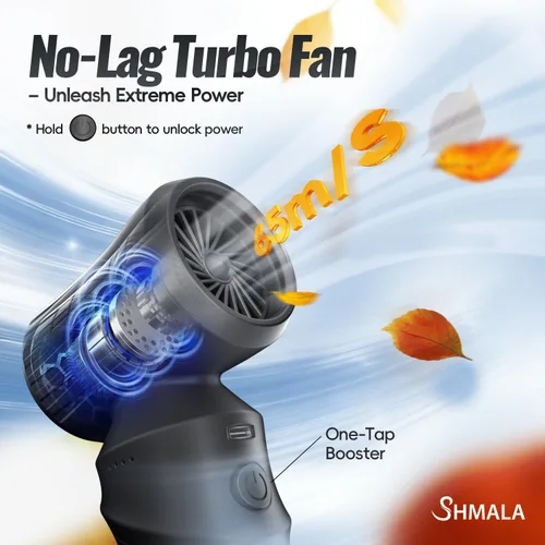 Miniatura 2 de Plumero de aire comprimido: plumero de aire inalámbrico súper potente de 300,000 RPM, motor sin escobillas recargable, ajustable de 3 velocidades