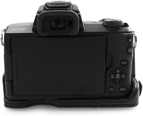 Miniatura 9 de kinokoo Funda de piel sintética completa para Canon EOS M50 0.591-1.772 in