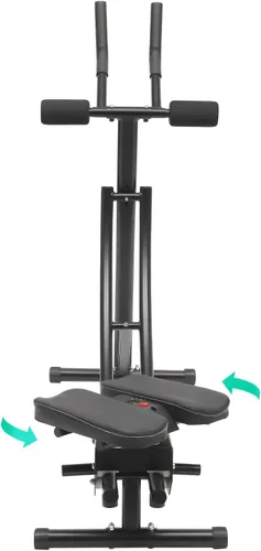 Miniatura 6 de Máquina abdominal, equipo de entrenamiento AB para ejercicio abdominal y entrenamiento de fuerza, máquina abdominal ajustable para entrenamiento