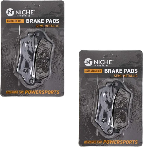 Miniatura 6 de NICHE Juego de pastillas de freno para BMW R1100S R850R R1200GS R1200RT R1150GS R1200R 34212335465 trasero semimetálico