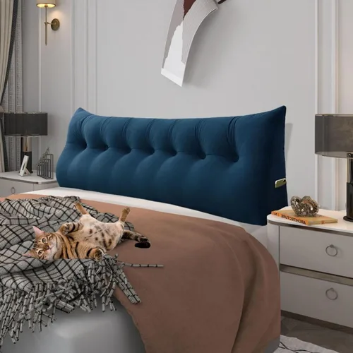 Miniatura 38 de Almohada de Cuña Engrosada de 10 libras para Cabecero Posicionador Corporal Almohada de Cuña para Cama Soporte de Respaldo Almohada Triangular