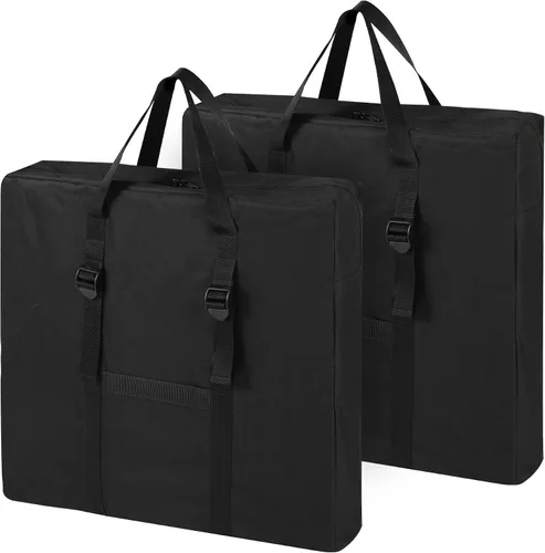 Miniatura 10 de REDCAMP Bolsa de almacenamiento para mesa plegable, bolsa de transporte impermeable con asas para mesa plegable de picnic, camping, tarjetas