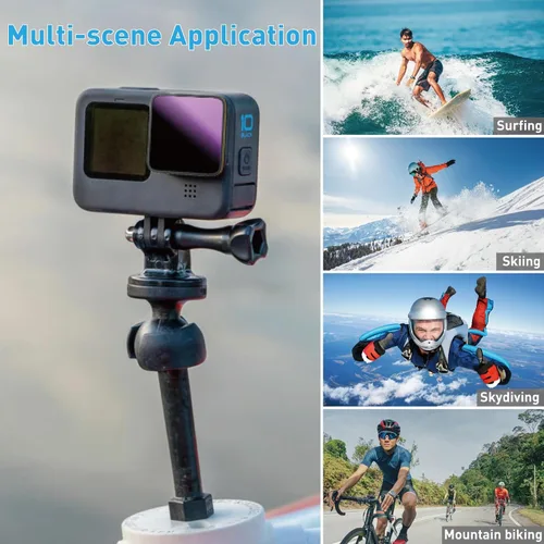 Miniatura 5 de Paquete de 4 filtros ND ND8 ND16 ND32 CPL para GoPro Hero 13, Hero12, Hero11, Hero10, Hero 9 negro, HD de vidrio óptico de densidad neutra