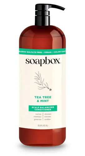 Miniatura 12 de Soapbox Acondicionador de biotina y súper fruta, deja el cabello voluminizado y fuerte – Ingredientes limpios libres de productos químicos