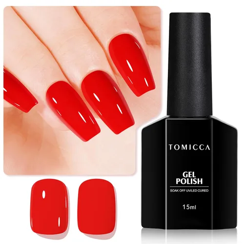 Miniatura 14 de TOMICCA Capa superior de gel mate, 0.5 onzas líquidas, acabado mate para esmalte de uñas de gel, remojar LED UV para curar de larga duración