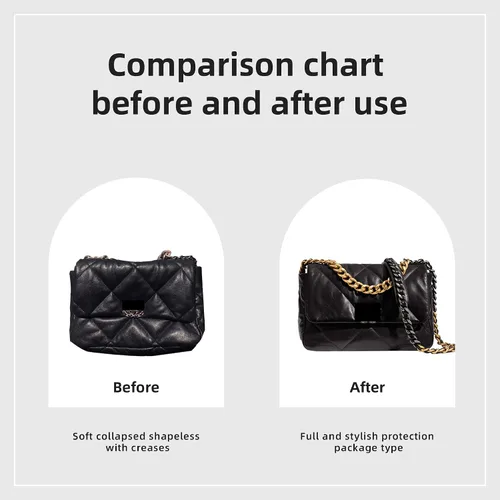 Miniatura 6 de DGAZ Organizador de bolso personalizado o inserto de almohada para Chanel 19 bolsos, organizador de bolsas suave y sedoso, bolso de lujo y moldeador