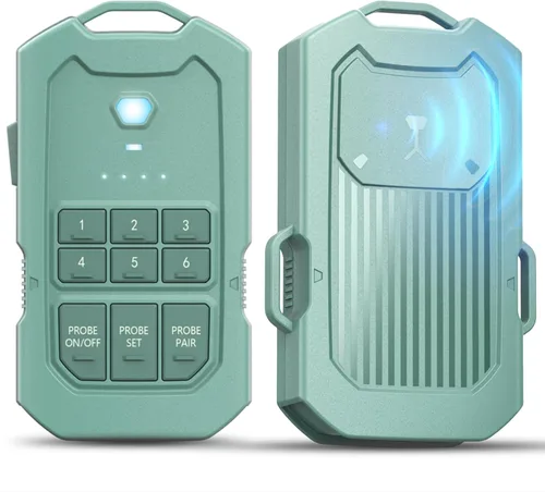 Miniatura 12 de Alarma de seguridad de radar de campamento, alarma perimetral inalámbrica, alarma de activación con sensor de movimiento recargable, rango de 1/2