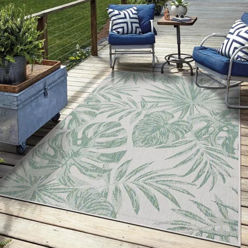 Miniatura 38 de Keen Home Design Alfombra para Terraza al Aire Libre - 5x8 Lavable para Interior/Exterior para Patio, Cocina, Balcón, Playa, Jardín, Terraza y Trend