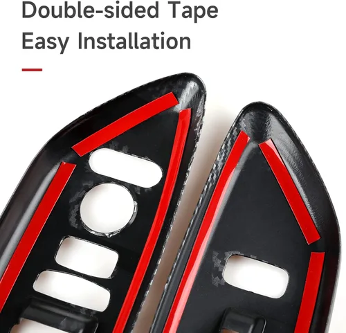 Miniatura 6 de Calcomanías para cubierta de panel de control de elevación de ventana de automóvil para Honda Civic 2016-2021, accesorios de 10ª