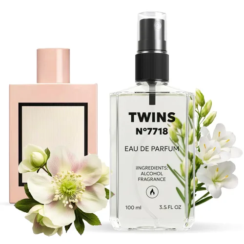 Miniatura 19 de TWINS Impresión de Bouquet Floral Perfume para mujer Eau de Parfum No.1179 3.4 fl oz (100 ml)