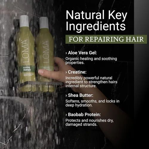 Miniatura 2 de Loma Hair Care - Champú y Acondicionador Nutritivo Duo