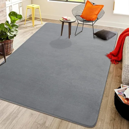 Miniatura 12 de Softlife Alfombra verde de 2 x 6 pies para dormitorio, sala de estar, lavable, suave, esponjosa, alfombra de pasillo antideslizante, alfombra
