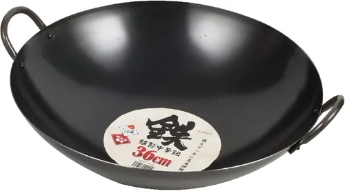 Pearl Metal HB-4220 - Wok (14.2 in), hierro, color negro