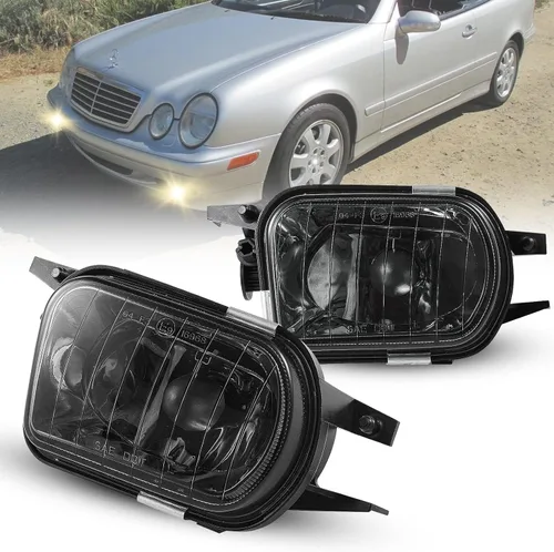 Miniatura 7 de Faros antiniebla para Mercedes Benz C200 C230 C240 C320 C350 CL55/CL65/SL55/SL65 AMG CL500 CL600 CLK320 CLK500 SLK350 Base SL500 SL550 SL600