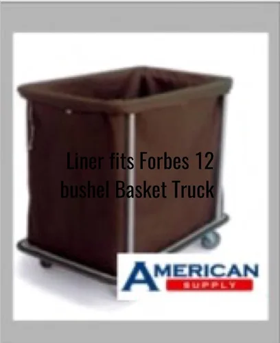 American Supply - Cesta de lavandería de repuesto completo para carrito Forbes Industries (12 bushel de 22 pulgadas de ancho x 37 pulgadas de largo