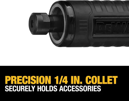Miniatura 5 de DEWALT Esmerilador, con cable, 1-1/2 pulgadas, 4.2 amperios, 25,000 RPM, capacidad AC/DC (DWE4887)