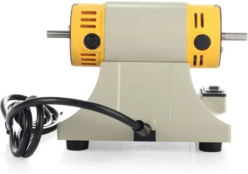 Miniatura 8 de JIAN YA NA Pulidora del torno del banco de la máquina 110V 350W TM-2 del almacenador intermediario de pulido de roca de la joyería