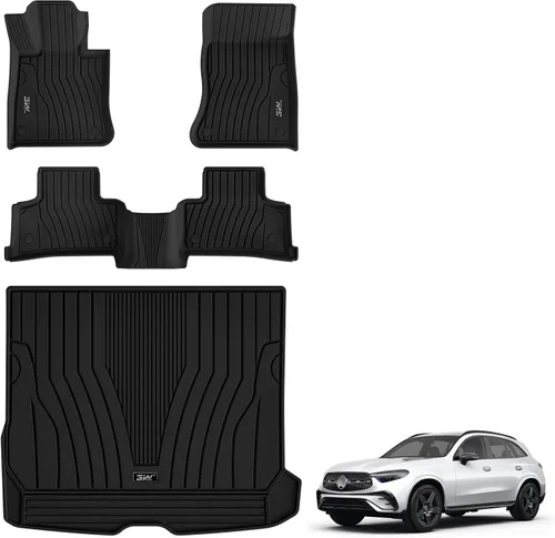 Miniatura 27 de 3W Alfombrilla de maletero para Mercedes Benz GLE 2020-2026 SUV, 350/43 AMG/450/53 AMG/580/63 AMG S Forro de maletero resistente para todo clima