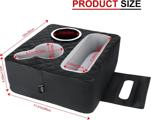 Miniatura 7 de Portavasos para automóvil, organizador de asiento trasero del automóvil, organizador de cama de camión, expansor de portavasos de sofá para sofá
