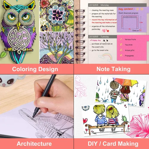 Miniatura 5 de iBayam Suministros de Oficina Regalos para Mujeres Hombres Calendario de Escritorio Toma de Notas, Planificador de Diario Bolígrafos Bolígrafos