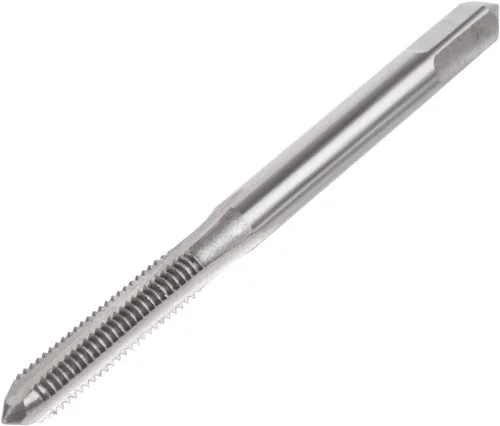 Miniatura 2 de M3 x 0.020 in Máquina de grifo HSS Métrica Mano Derecha Rosca 3 Grifos de flauta recta y enchufe, 4 piezas
