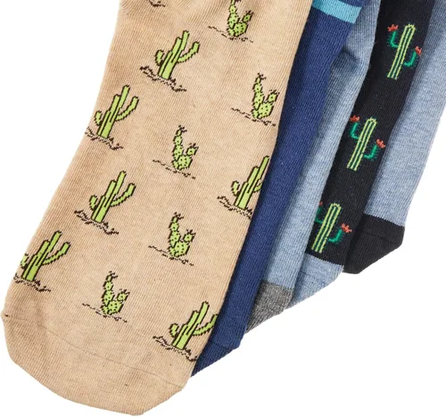 Miniatura 2 de Goodthreads - Calcetines estampados para hombre, paquete de 5