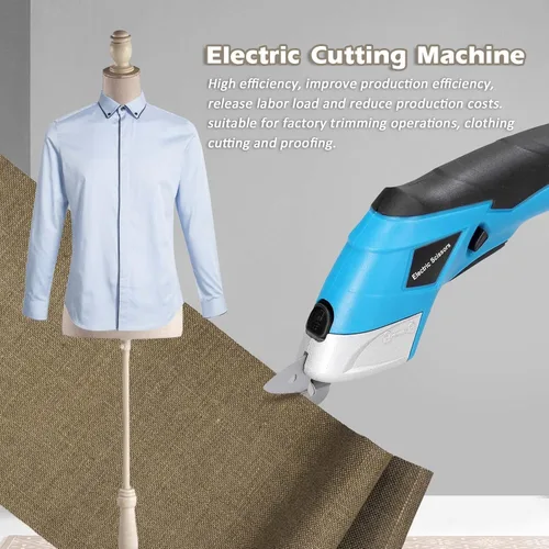 Miniatura 3 de Geevorks - Tijeras eléctricas inalámbricas, cortador eléctrico de cartón, tijeras de tela eléctricas 2 cuchillas (45°+75°)