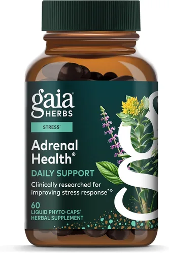 Gaia Herbs: fitocápsulas líquidas para la salud adrenal., hbf-jjj-omgh-mh7427, 60, 1, 1
